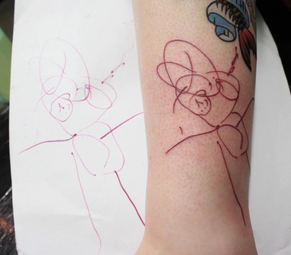 Faites vous tatouer le dessin de votre enfant